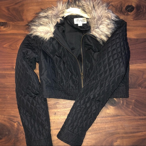 Urban Outfitters Jackets & Blazers - Cropped jacket with fur from urban outfitters